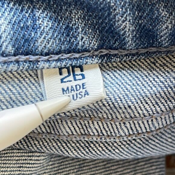 AG Jeans x Daily Blue Peace wide leg flare Denim jeans 26 or 30 NWT - Picture 13 of 15